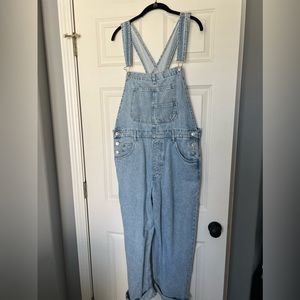 Free People Ziggy denim overalls.
